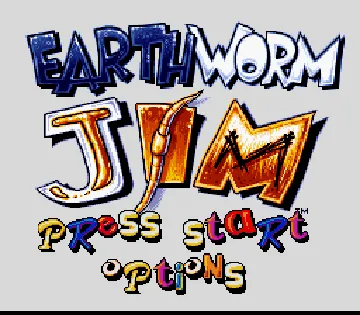 Earthworm Jim (USA) (GamesMaster Special Edition) screen shot title